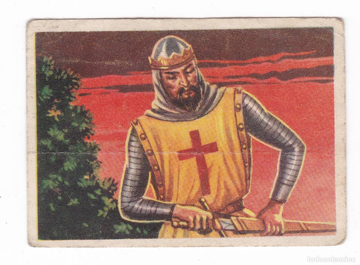 Coleccionismo cromos antiguos: Las Cruzadas. Colecci&oacute;n de Cromos Ruiz Romero A&ntilde;o 1962. Cromo n&ordm; 87