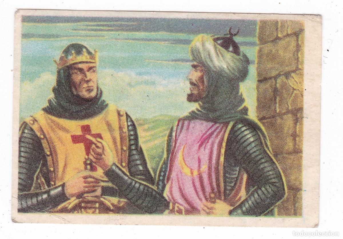 Coleccionismo cromos antiguos: Las Cruzadas. Colecci&oacute;n de Cromos Ruiz Romero A&ntilde;o 1962. Cromo n&ordm; 120