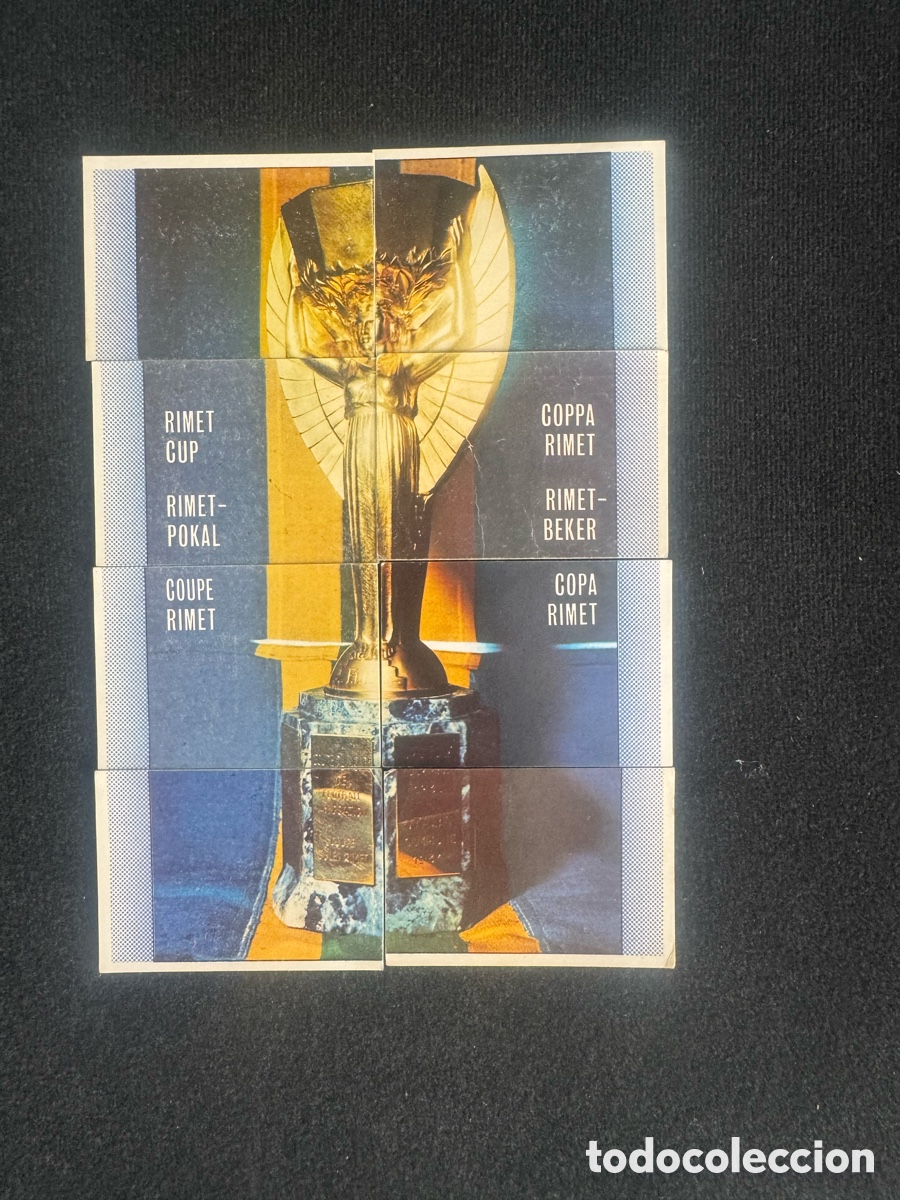 Coleccionismo cromos antiguos: Trofeo Jules Rimet - Panini Munchen 1974
