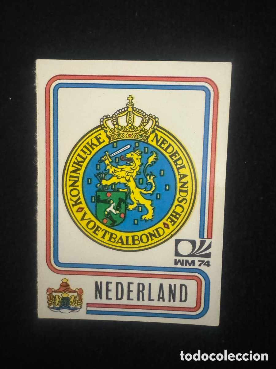 Collectionnisme Cartes &agrave; collectionner anciennes: Escudo Holanda - Panini World Cup Munchen 1974
