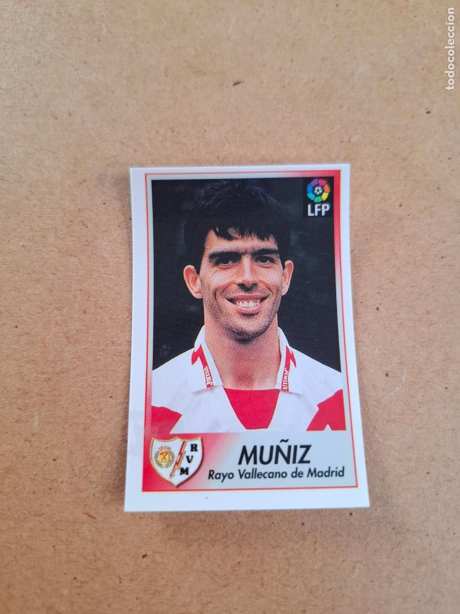Collectionnisme Cartes &agrave; collectionner anciennes: BOLLYCAO 96 97 1996 1997 - 185 MU&Ntilde;IZ - RAYO VALLECANO ( TRASERA TE PRESENTA F&Uacute;TBOL ) NUNCA PEGADO