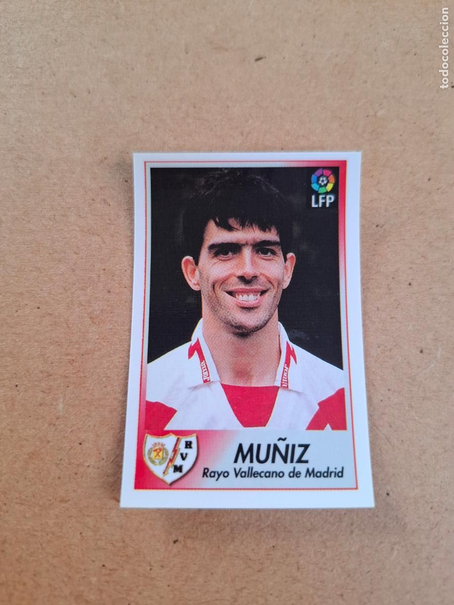 Collectionnisme Cartes &agrave; collectionner anciennes: BOLLYCAO 96 97 1996 1997 - 185 MU&Ntilde;IZ - RAYO VALLECANO ( TRASERA SIGUE LA LIGA ) NUNCA PEGADO