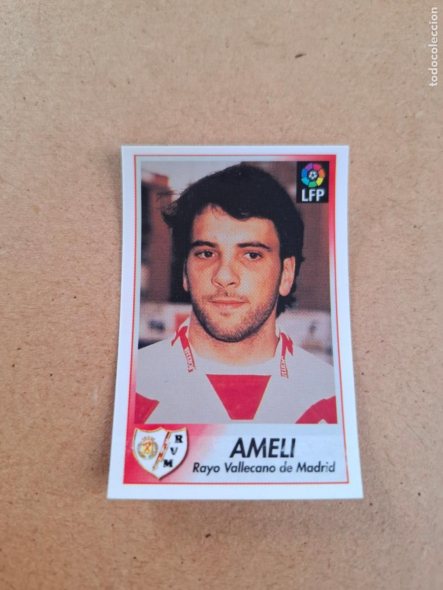 Coleccionismo cromos antiguos: BOLLYCAO 96 97 1996 1997 - 186 AMELI - RAYO VALLECANO ( TRASERA TE PRESENTA F&Uacute;TBOL ) NUNCA PEGADO