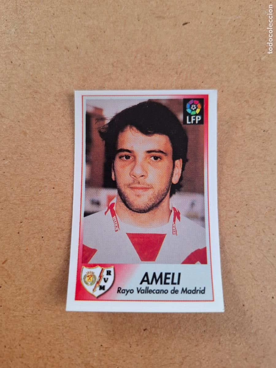 Coleccionismo cromos antiguos: BOLLYCAO 96 97 1996 1997 - 186 AMELI - RAYO VALLECANO ( TRASERA SIGUE LA LIGA ) NUNCA PEGADO