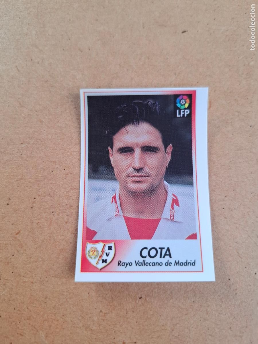 Coleccionismo cromos antiguos: BOLLYCAO 96 97 1996 1997 - 187 COTA - RAYO VALLECANO ( TRASERA TE PRESENTA F&Uacute;TBOL ) NUNCA PEGADO