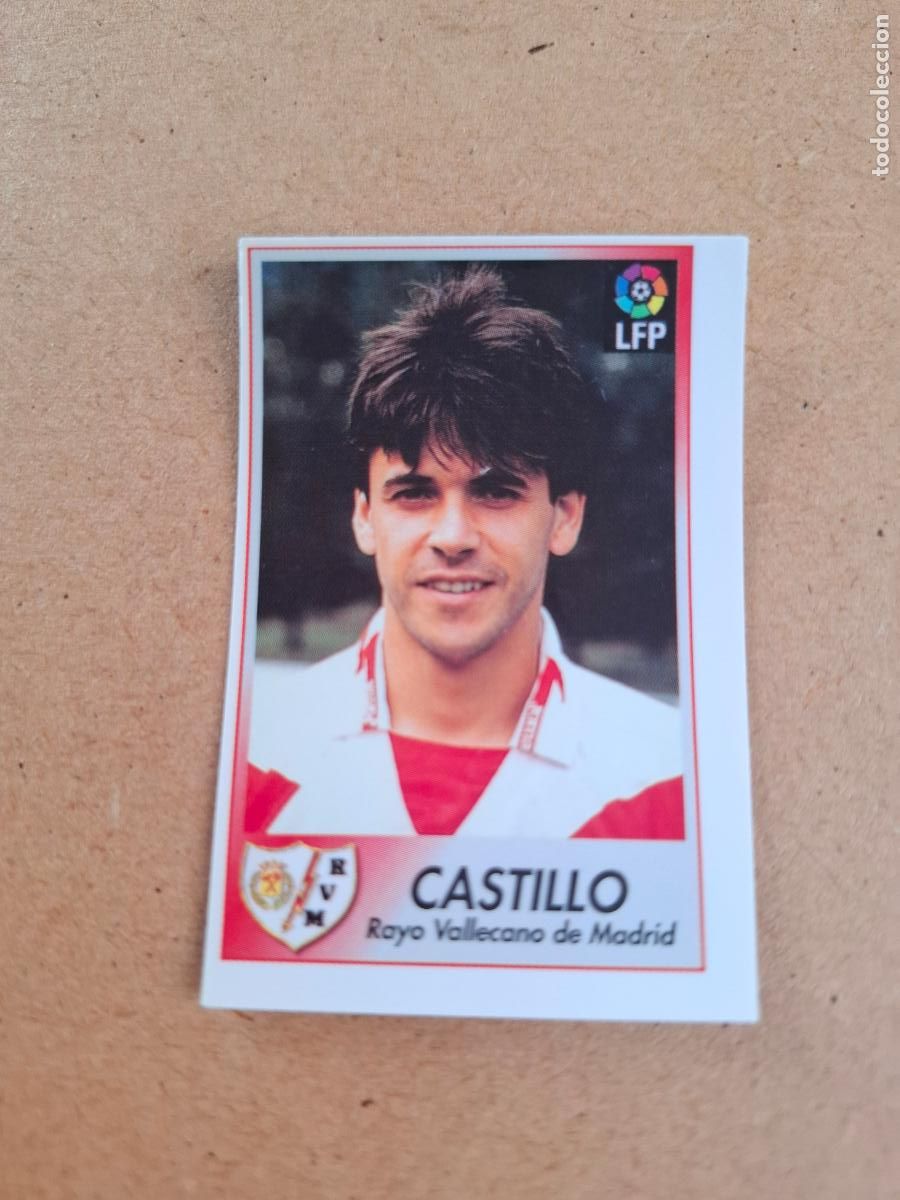 Colecionismo Cromos antigos: BOLLYCAO 96 97 1996 1997 - 191 CASTILLO - RAYO VALLECANO ( TRASERA TE PRESENTA F&Uacute;TBOL ) NUNCA PEGADO