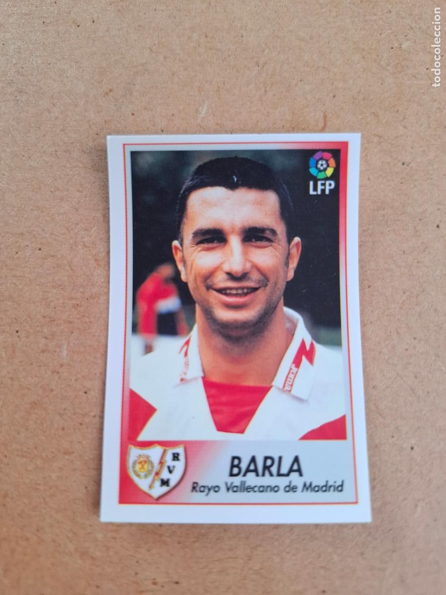 Colecionismo Cromos antigos: BOLLYCAO 96 97 1996 1997 - 192 BARLA - RAYO VALLECANO ( TRASERA TE PRESENTA F&Uacute;TBOL ) NUNCA PEGADO