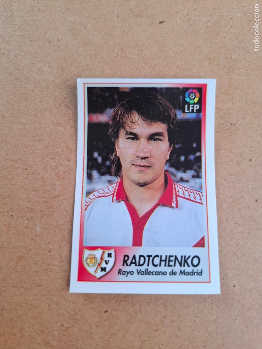 Collectionnisme Cartes &agrave; collectionner anciennes: BOLLYCAO 96 97 1996 1997 - 193 RADTCHENKO RAYO VALLECANO ( TRASERA SIGUE LA LIGA ) NUNCA PEGADO