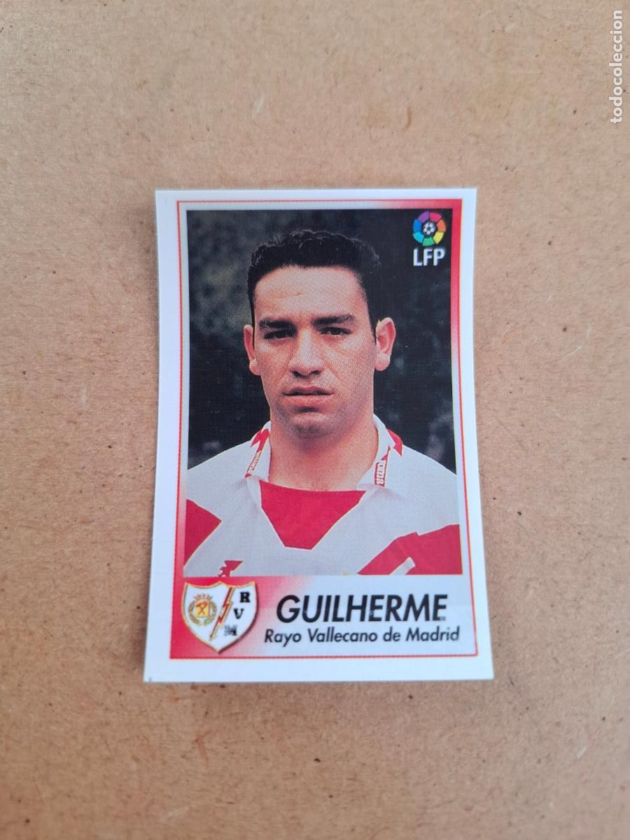 Collectionnisme Cartes &agrave; collectionner anciennes: BOLLYCAO 96 97 1996 1997 - 194 GUILHERME RAYO VALLECANO ( TRASERA TE PRESENTA F&Uacute;TBOL ) NUNCA PEGADO
