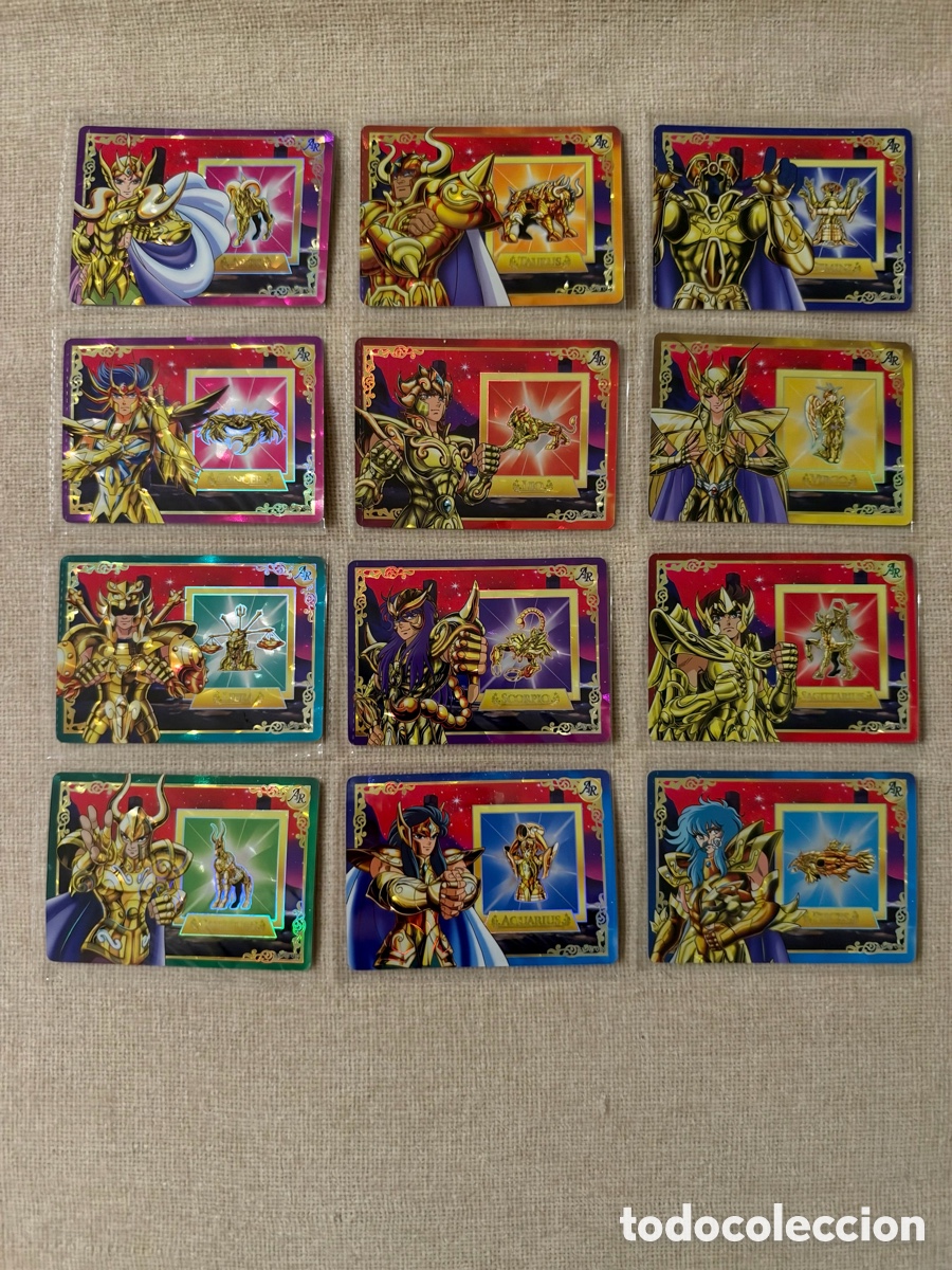 Coleccionismo cromos antiguos: Cartas Saint Seiya. Caballeros del Zodiaco