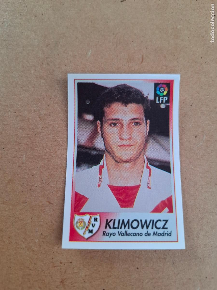 Coleccionismo cromos antiguos: BOLLYCAO 96 97 1996 1997 - 195 KLIMOVICZ RAYO VALLECANO ( TRASERA SIGUE LA LIGA ) NUNCA PEGADO
