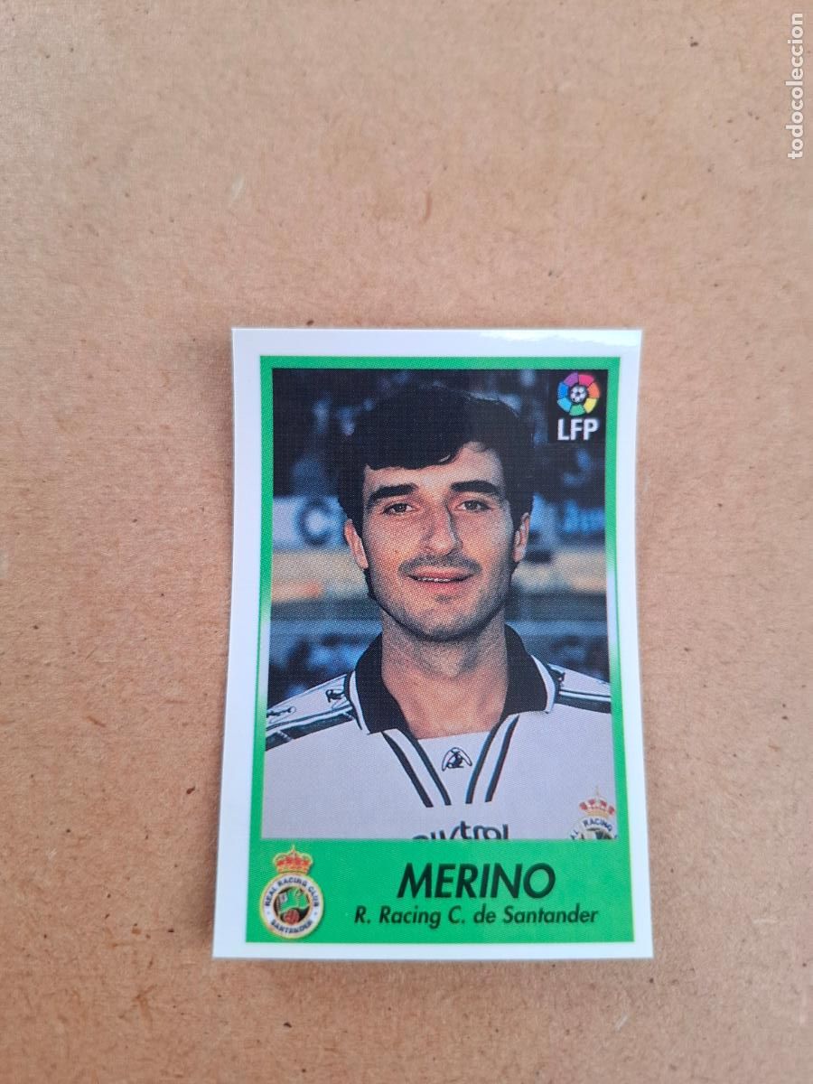 Coleccionismo cromos antiguos: BOLLYCAO 96 97 1996 1997 - 198 MERINO - REAL RACING CLUB ( TRASERA TE PRESENTA F&Uacute;TBOL ) NUNCA PEGADO