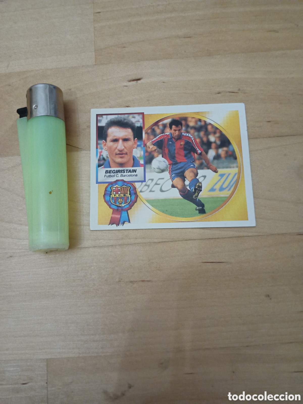 Colecionismo Cromos antigos: CROMO DE FUTBOL BEGUIRISTAIN - TEMPORADA 94/95 - FUTBOL CLUB BARCELONA