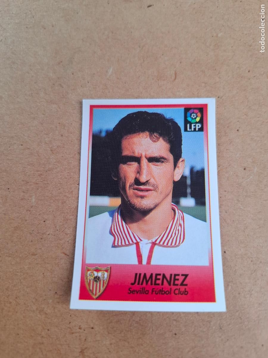 Colecionismo Cromos antigos: BOLLYCAO 96 97 1996 1997 - 212 JIM&Eacute;NEZ - SEVILLA FC ( TRASERA SIGUE LA LIGA ) NUNCA PEGADO