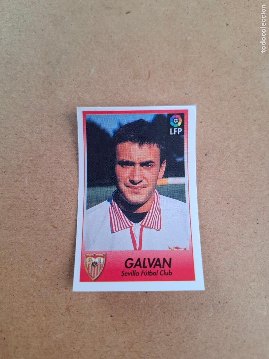 Colecionismo Cromos antigos: BOLLYCAO 96 97 1996 1997 - 213 GALVAN - SEVILLA FC ( TRASERA TE PRESENTA F&Uacute;TBOL ) NUNCA PEGADO