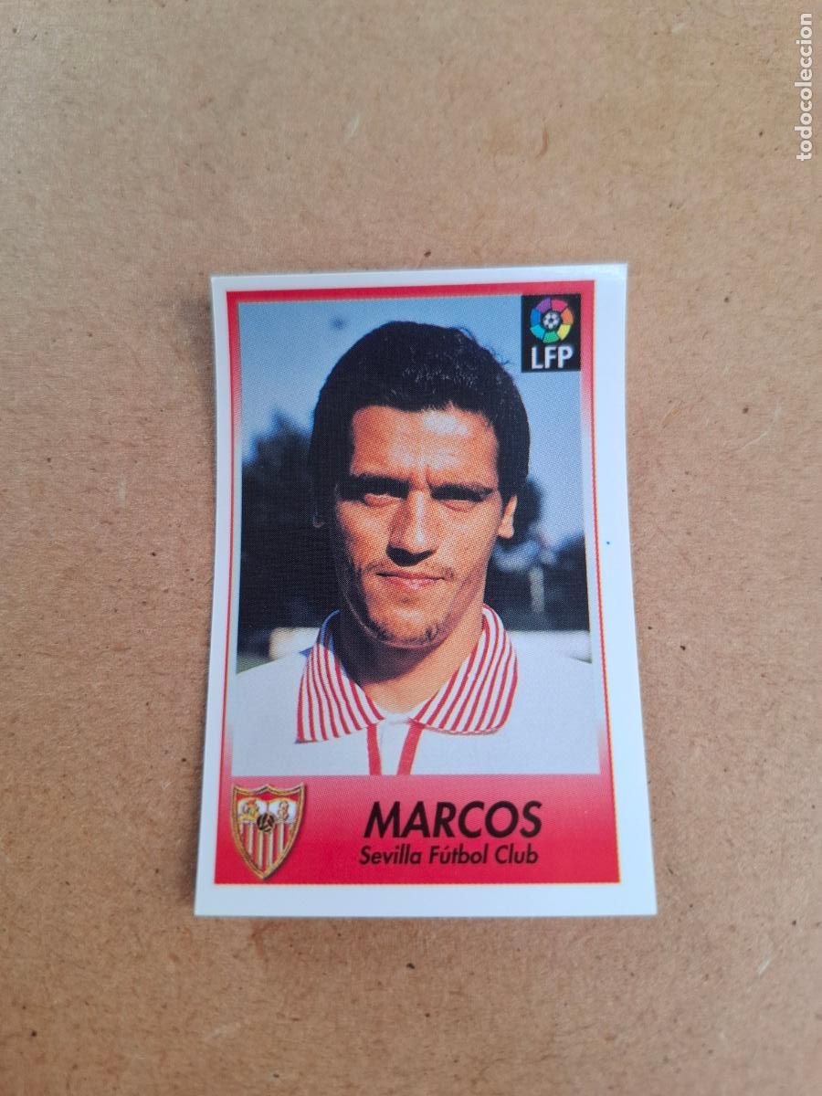 Colecionismo Cromos antigos: BOLLYCAO 96 97 1996 1997 - 215 MARCOS - SEVILLA FC ( TRASERA TE PRESENTA F&Uacute;TBOL ) NUNCA PEGADO