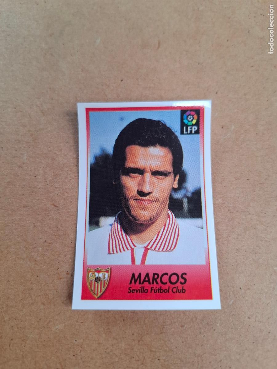 Colecionismo Cromos antigos: BOLLYCAO 96 97 1996 1997 - 215 MARCOS - SEVILLA FC ( TRASERA SIGUE LA LIGA ) NUNCA PEGADO