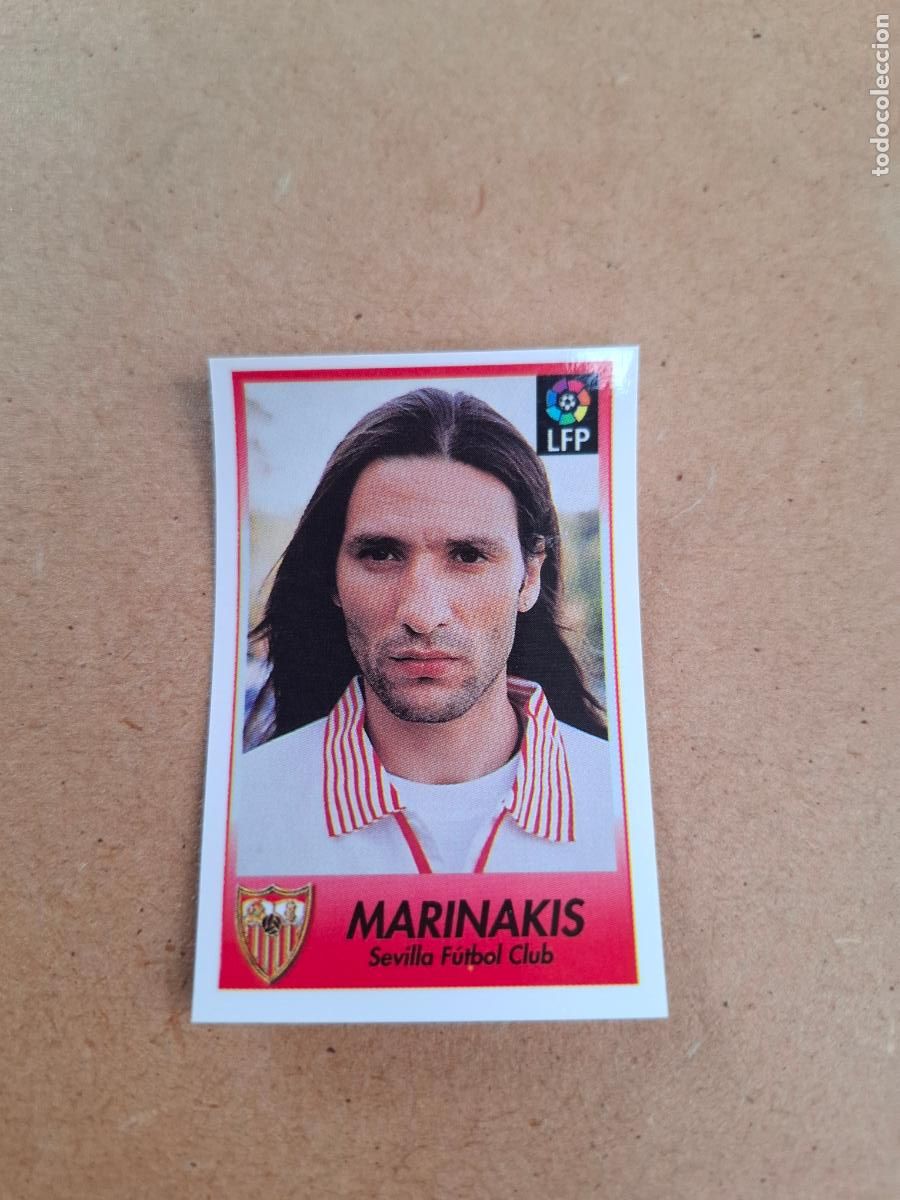 Colecionismo Cromos antigos: BOLLYCAO 96 97 1996 1997 - 216 MARINAKIS - SEVILLA FC ( TRASERA SIGUE LA LIGA ) NUNCA PEGADO