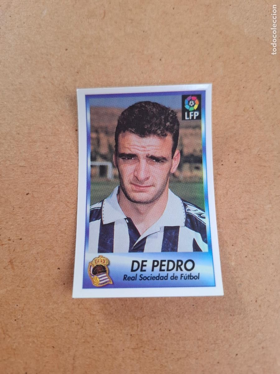 Sammeln alte Sammelbilder: BOLLYCAO 96 97 1996 1997 - 228 DE PEDRO - REAL SOCIEDAD ( TRASERA SIGUE LA LIGA ) NUNCA PEGADO
