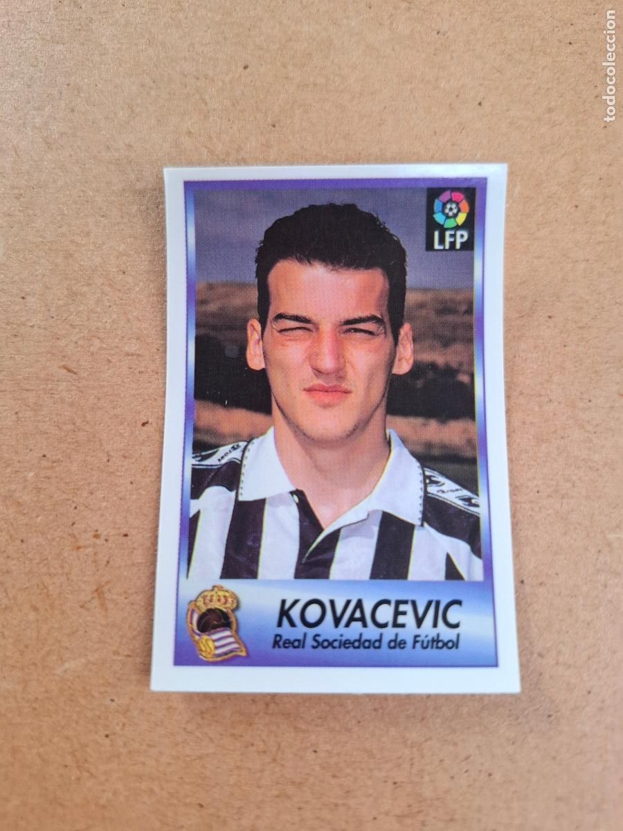 Coleccionismo cromos antiguos: BOLLYCAO 96 97 1996 1997 - 233 KOVACEVIC - REAL SOCIEDAD ( TRASERA SIGUE LA LIGA ) NUNCA PEGADO