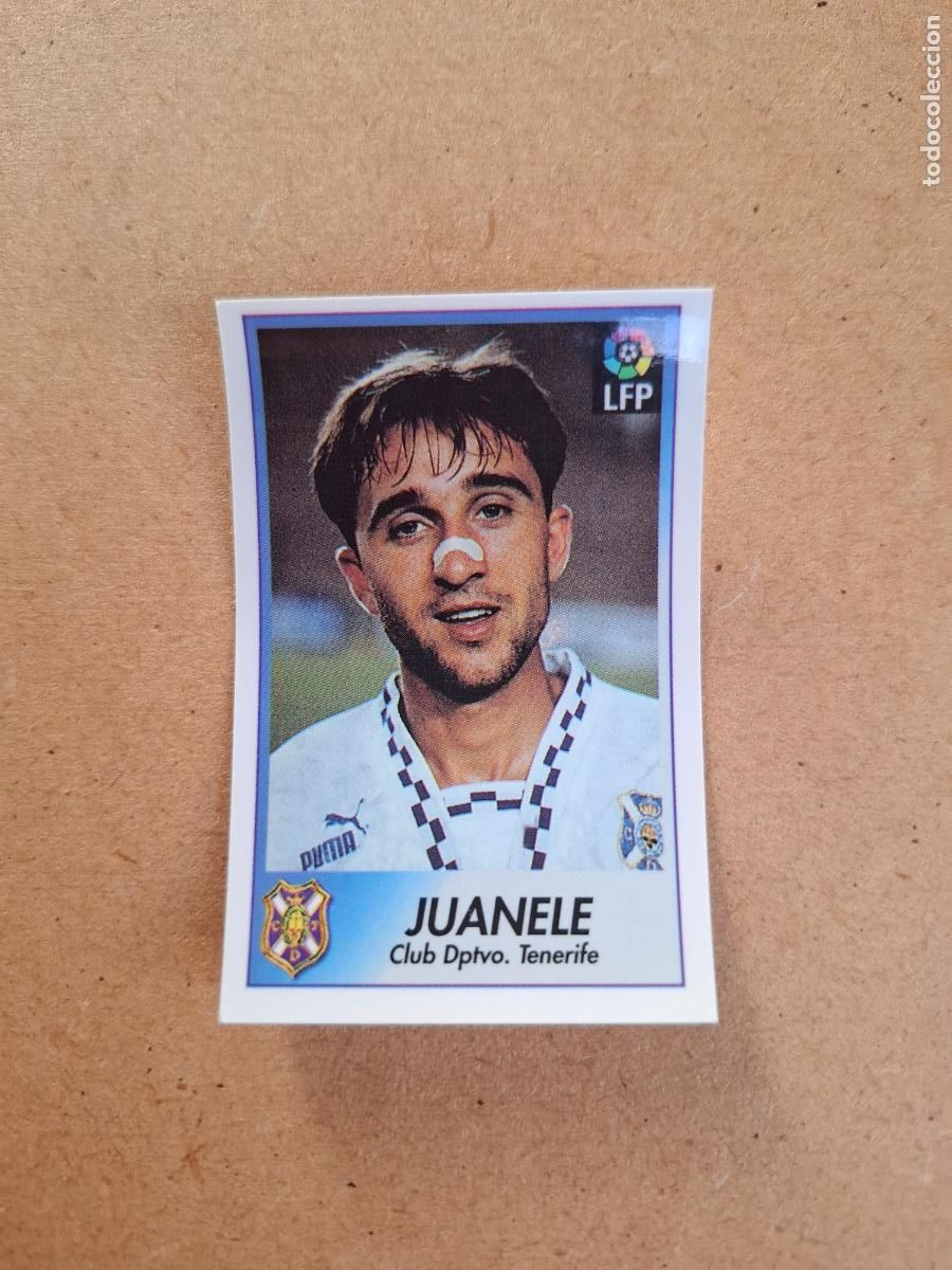 Sammeln alte Sammelbilder: BOLLYCAO 96 97 1996 1997 - 246 JUANELE - C.D. TENERIFE ( TRASERA SIGUE LA LIGA ) NUNCA PEGADO