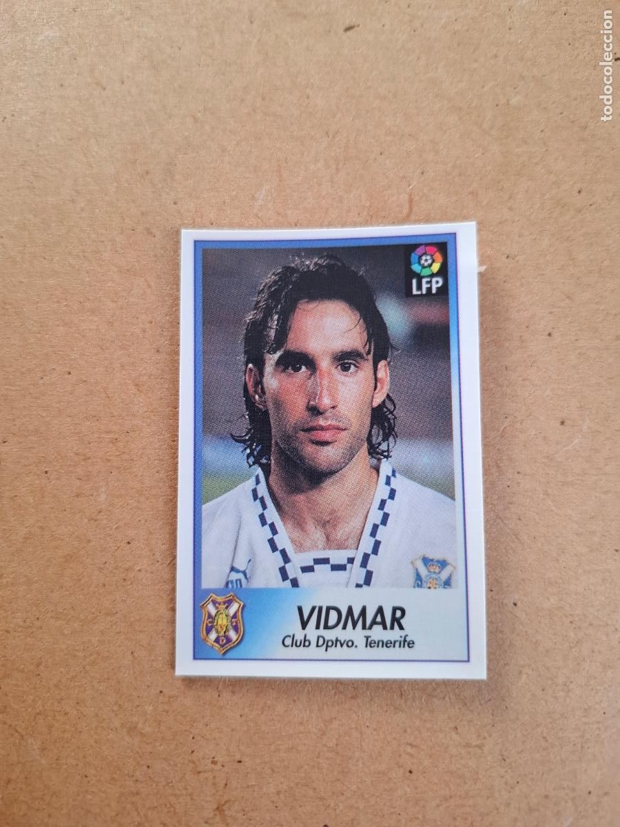 Collectable Antique Stickers: BOLLYCAO 96 97 1996 1997 - 247 VIDMAR - C.D. TENERIFE ( TRASERA TE PRESENTA F&Uacute;TBOL ) NUNCA PEGADO