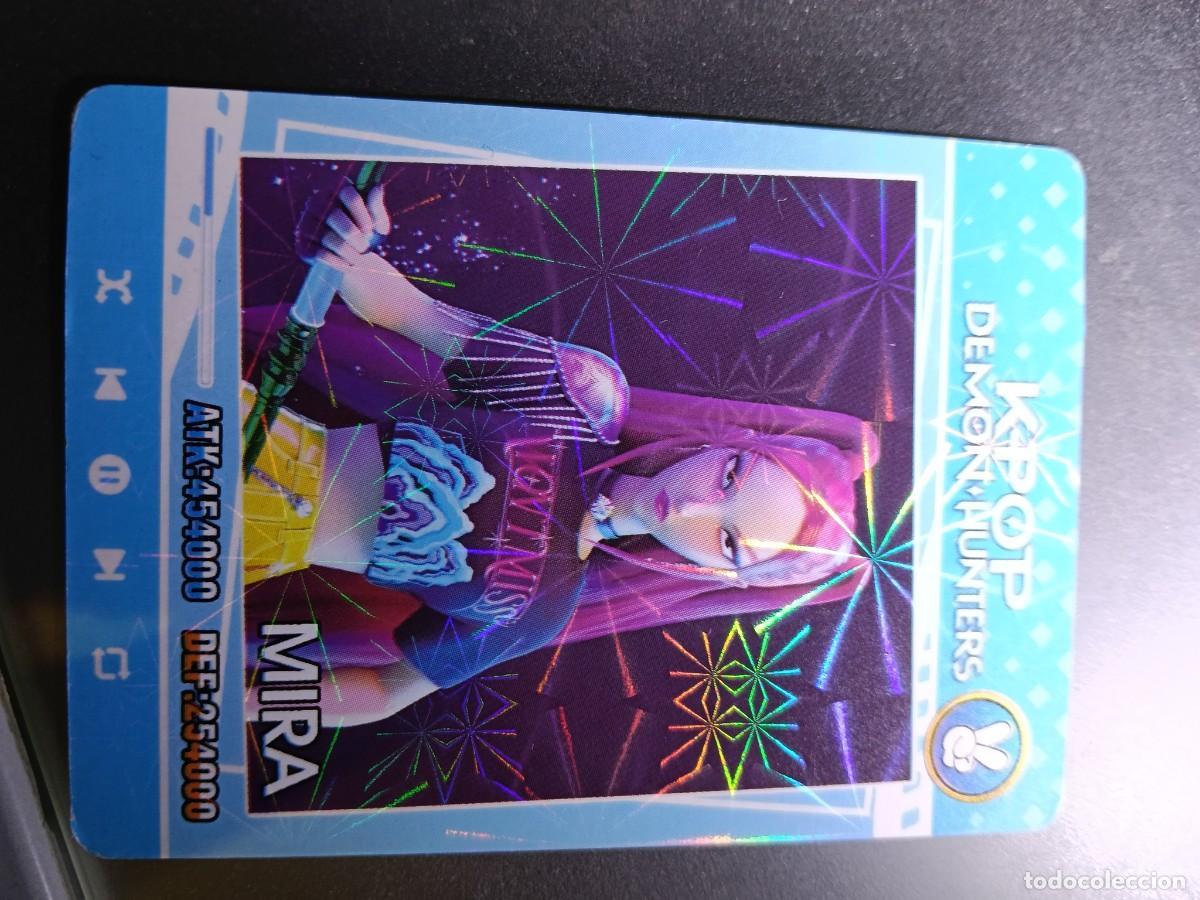 Coleccionismo cromos antiguos: CROMO K-POP DEMON HUNTERS MIRA CARTA AZUL