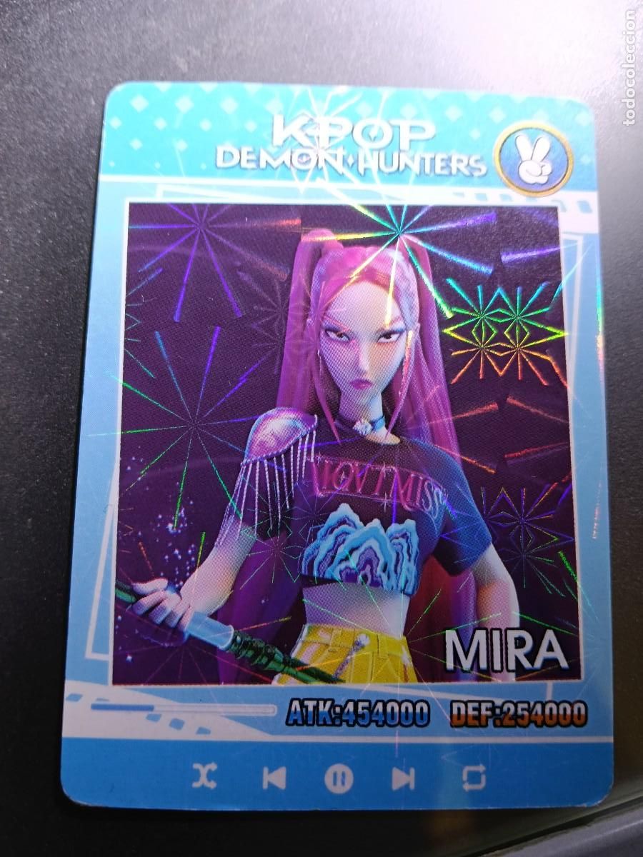 Collezionismo Figurine antiche: CROMO K-POP DEMON HUNTERS MIRA CARTA AZUL