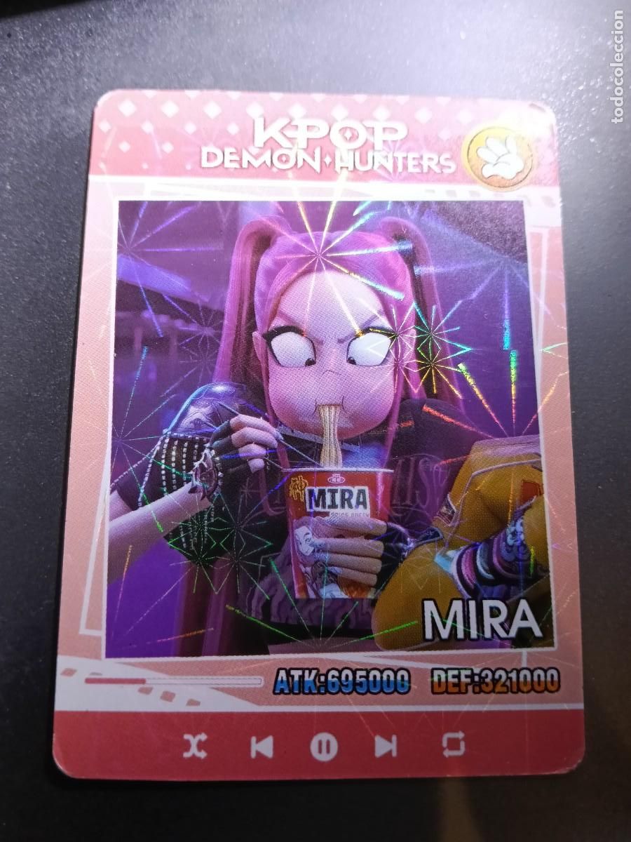 Collezionismo Figurine antiche: CROMO K-POP DEMON HUNTERS MIRA CARTA ROJO