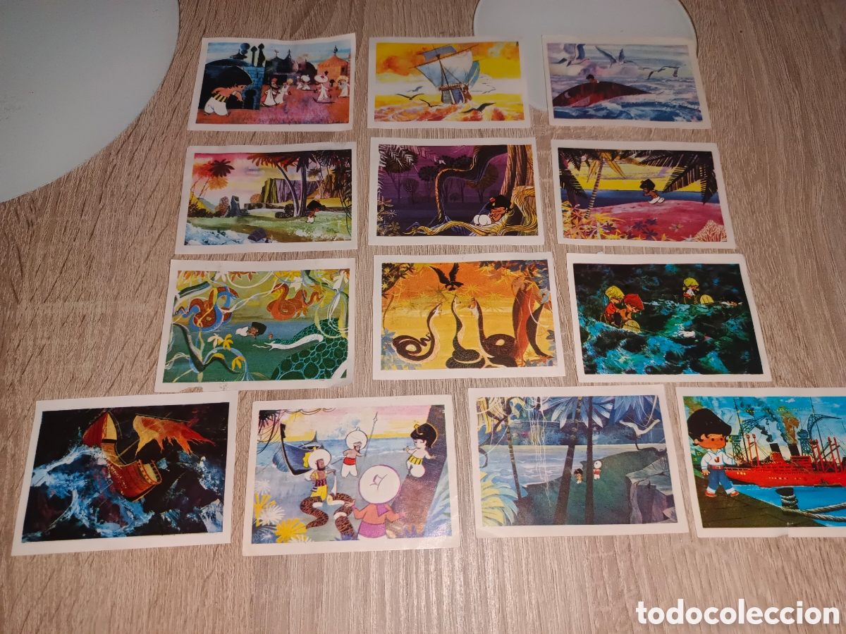 Coleccionismo cromos antiguos: RESERVADO.13 CROMOS JUANITO ZAHOR. DESPEGADOS
