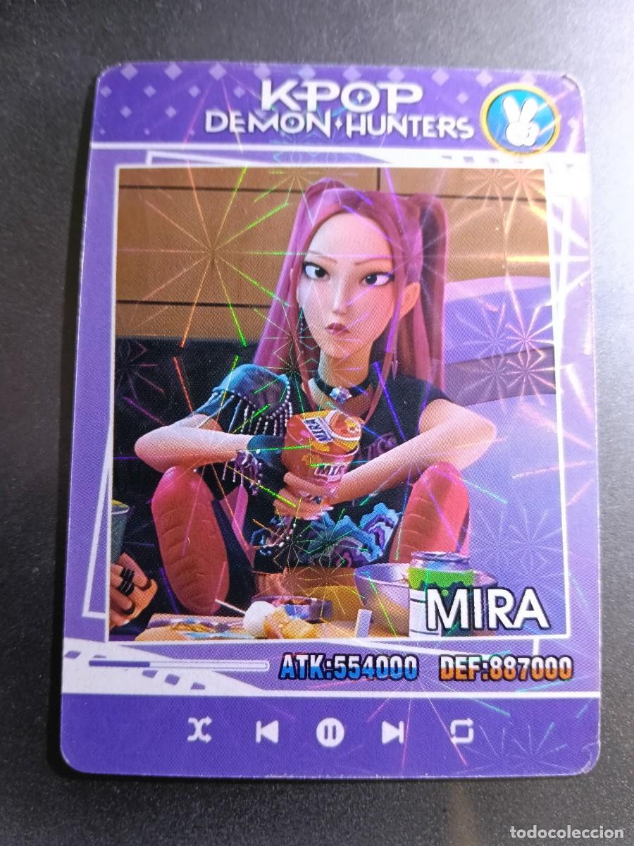 Collectionnisme Cartes &agrave; collectionner anciennes: CROMO K-POP DEMON HUNTERS MIRA CARTA MORADO