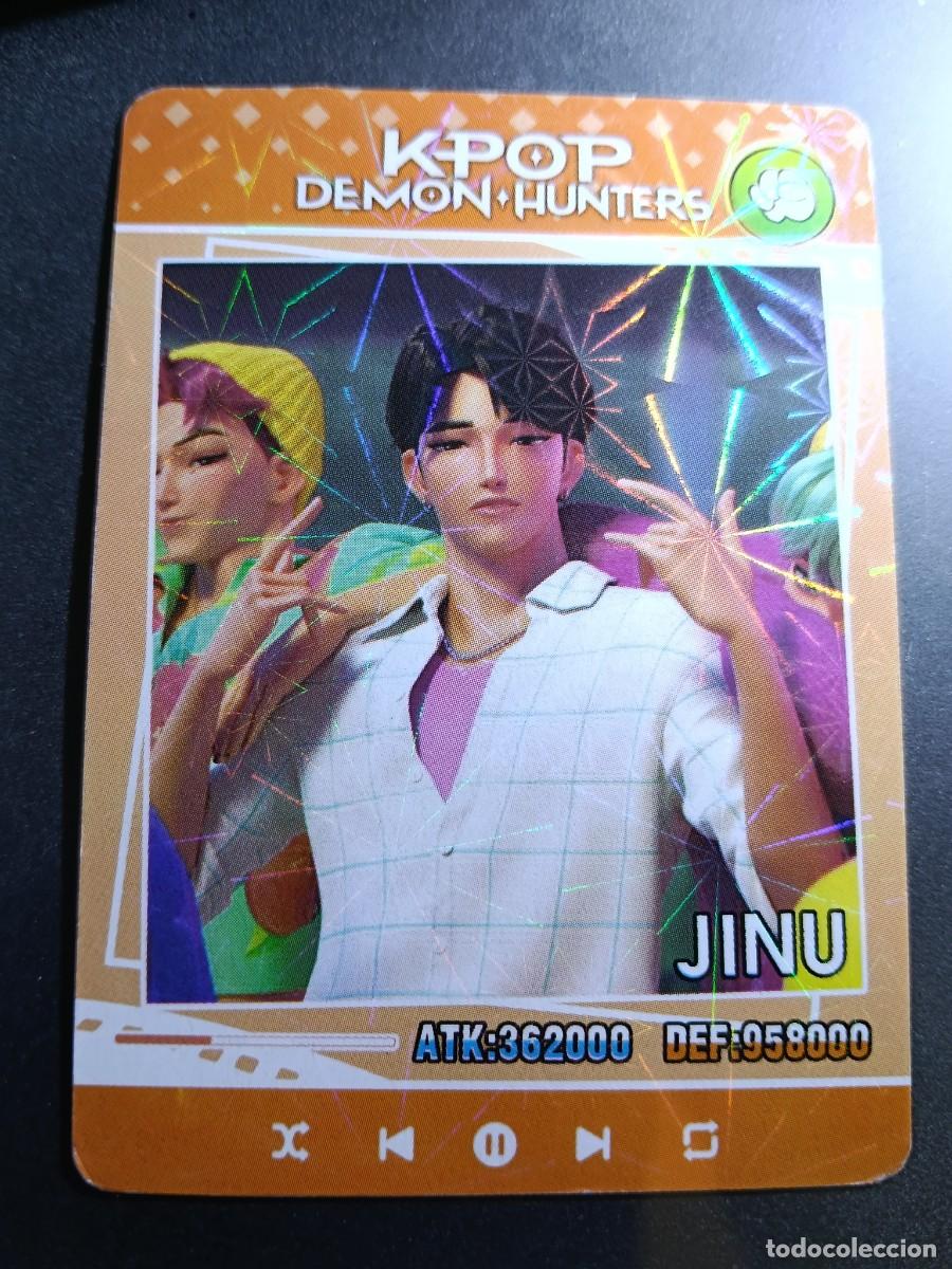 Collectionnisme Cartes &agrave; collectionner anciennes: CROMO K-POP DEMON HUNTERS JINU CARTA NARANJA