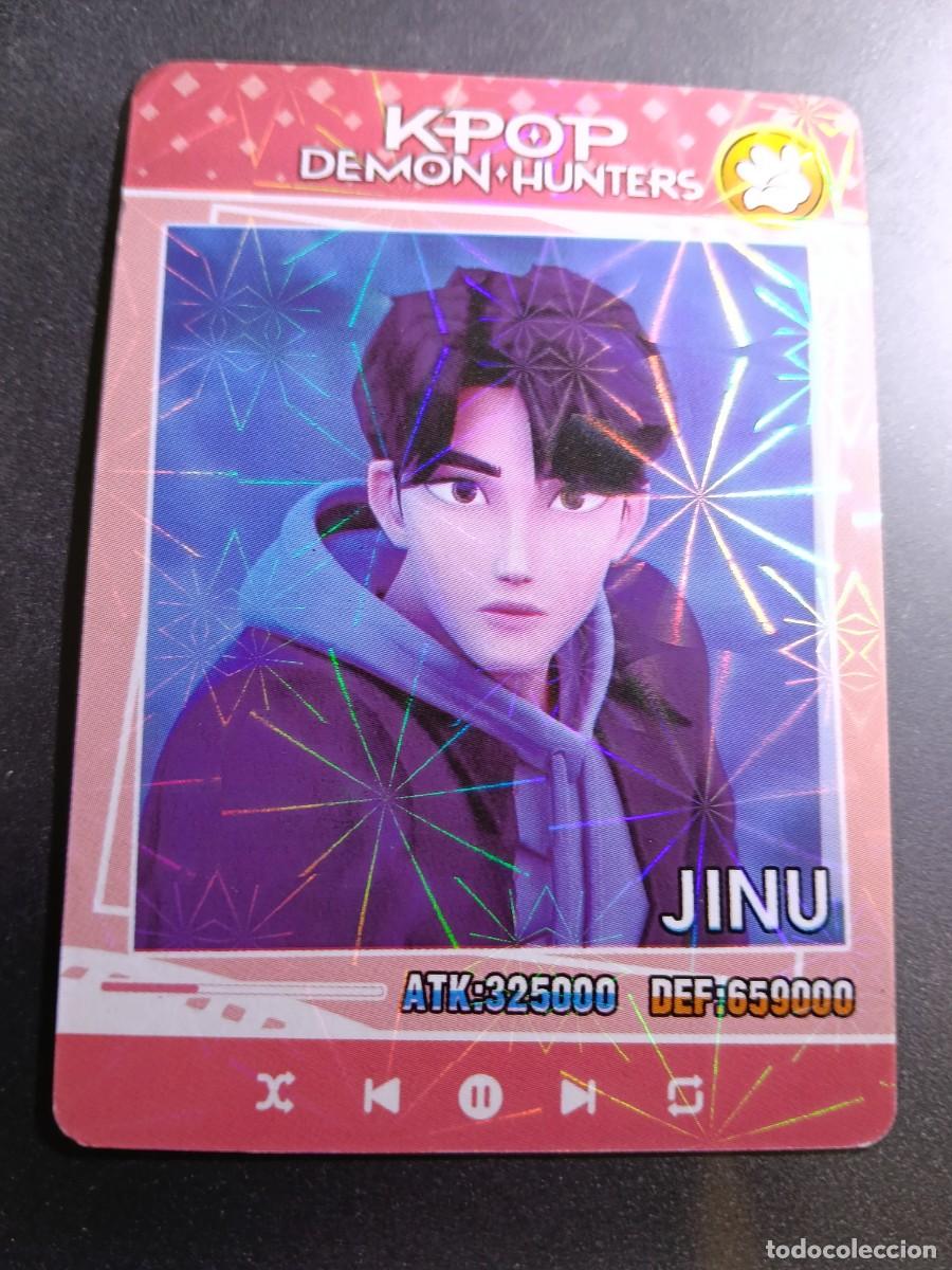 Collectionnisme Cartes &agrave; collectionner anciennes: CROMO K-POP DEMON HUNTERS JINU CARTA ROJO