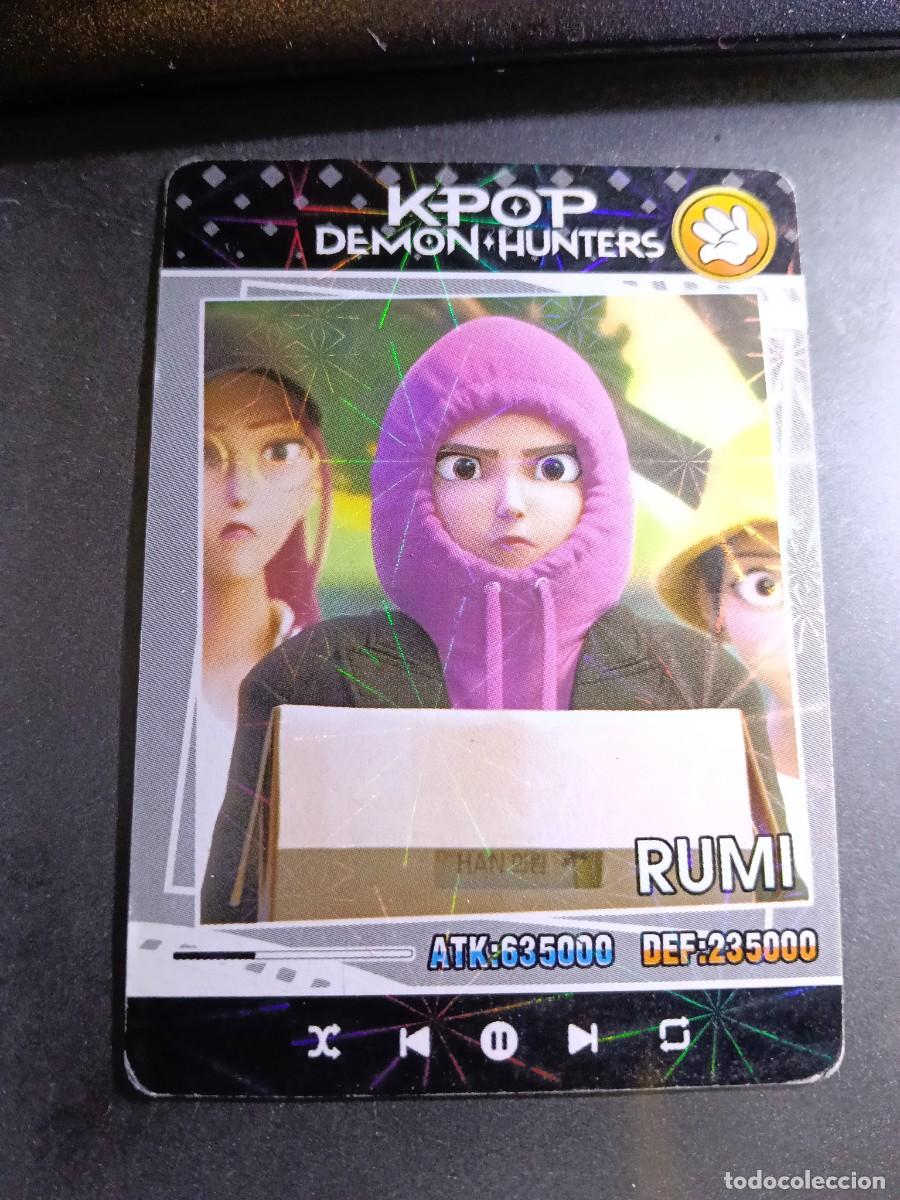 Collectionnisme Cartes &agrave; collectionner anciennes: CROMO K-POP DEMON HUNTERS RUMI CARTA NEGRA