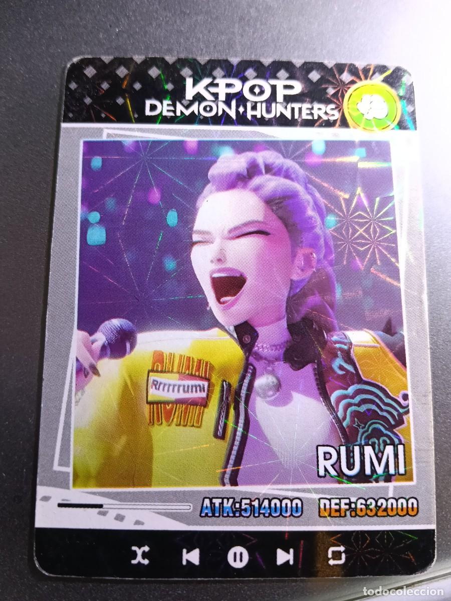 Collectionnisme Cartes &agrave; collectionner anciennes: CROMO K-POP DEMON HUNTERS RUMI CARTA NEGRA