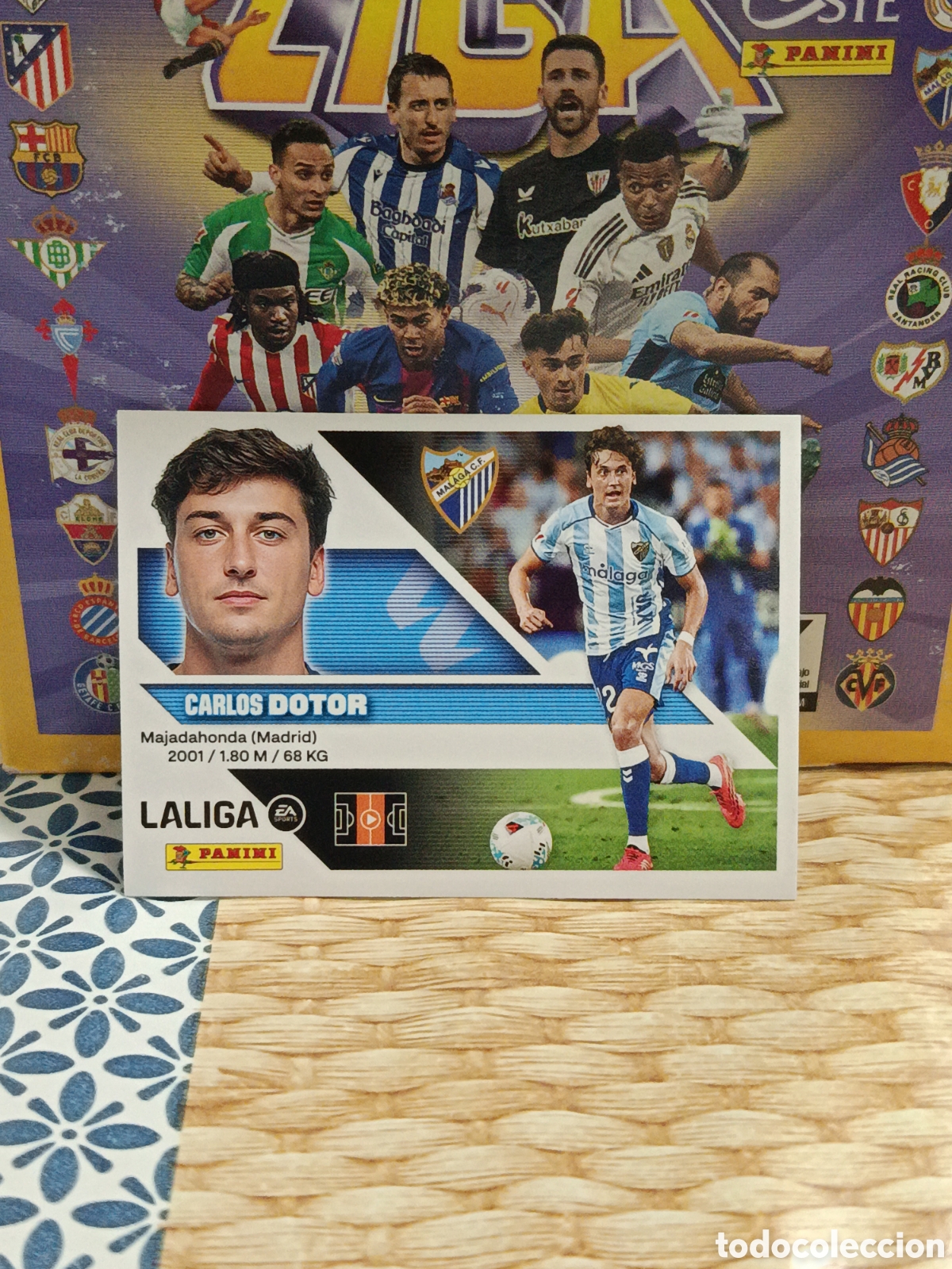 Coleccionismo cromos antiguos: DOTOR MALAGA N&ordm; 14 LIGA ESTE 26 27 2026 2027 PANINI