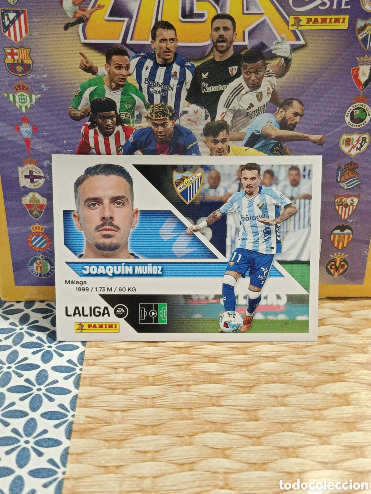 Coleccionismo cromos antiguos: JOAQUIN MALAGA N&ordm; 19 LIGA ESTE 26 27 2026 2027 PANINI
