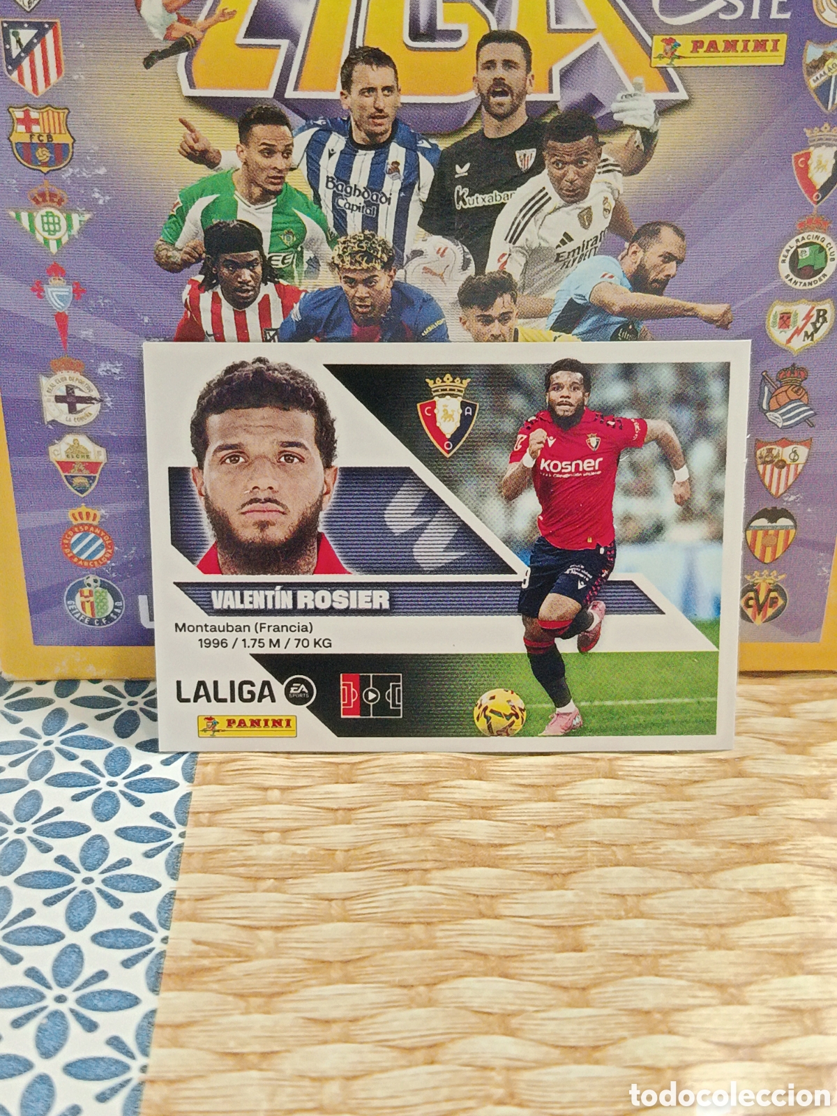 Collectionnisme Cartes &agrave; collectionner anciennes: ROSIER OSASUNA N&ordm; 5 A LIGA ESTE 26 27 2026 2027 PANINI