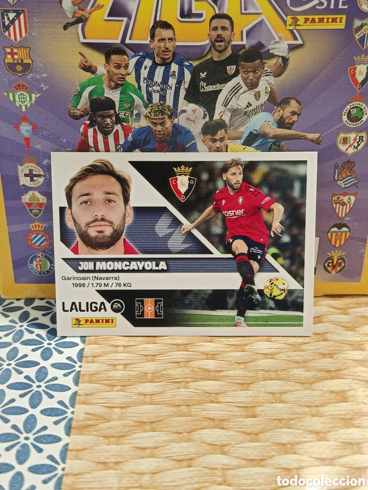 Collezionismo Figurine antiche: MONCAYOLA OSASUNA N&ordm; 12 LIGA ESTE 26 27 2026 2027 PANINI