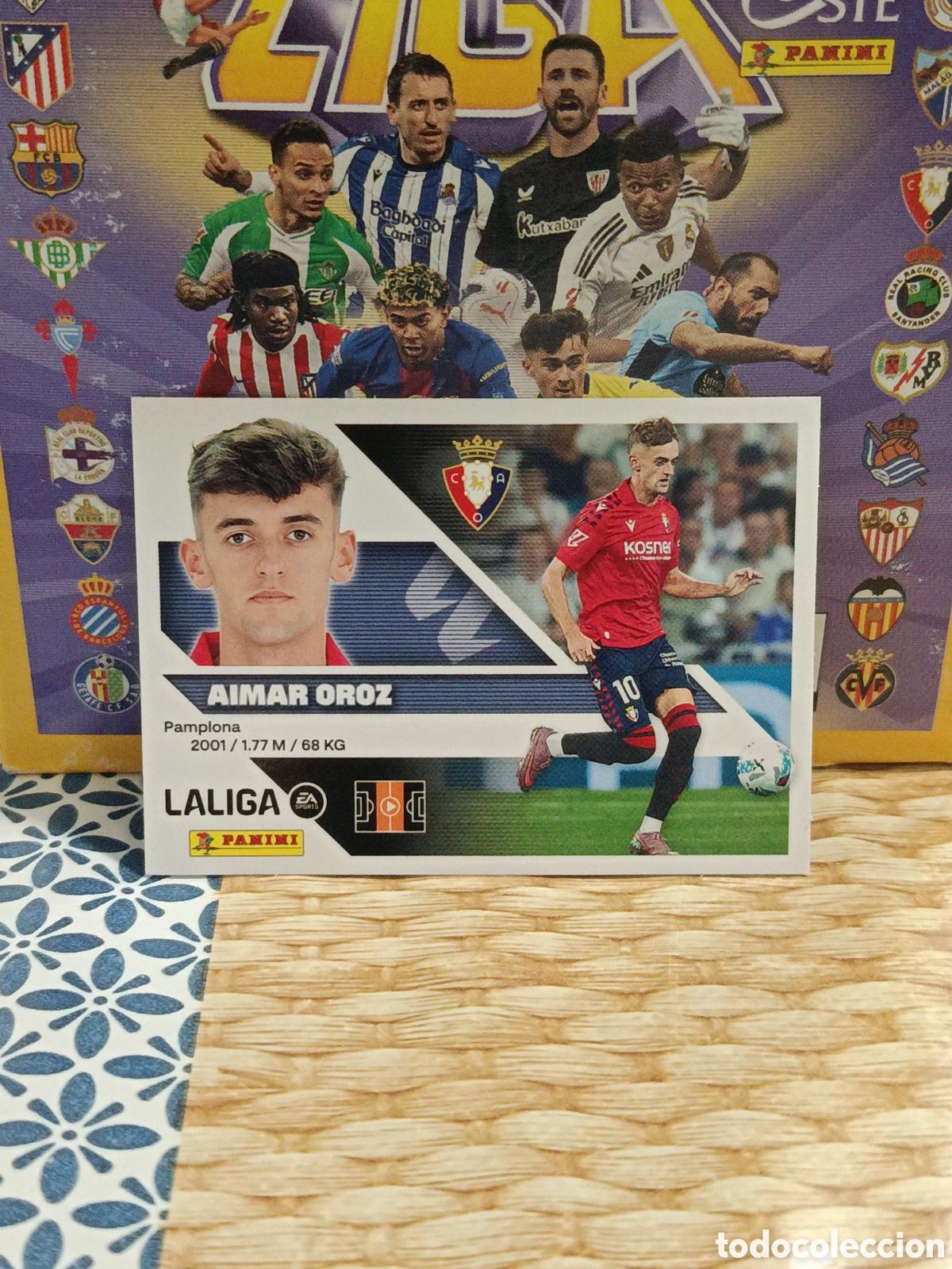 Colecionismo Cromos antigos: AIMAR OROZ OSASUNA N&ordm; 15 LIGA ESTE 26 27 2026 2027 PANINI