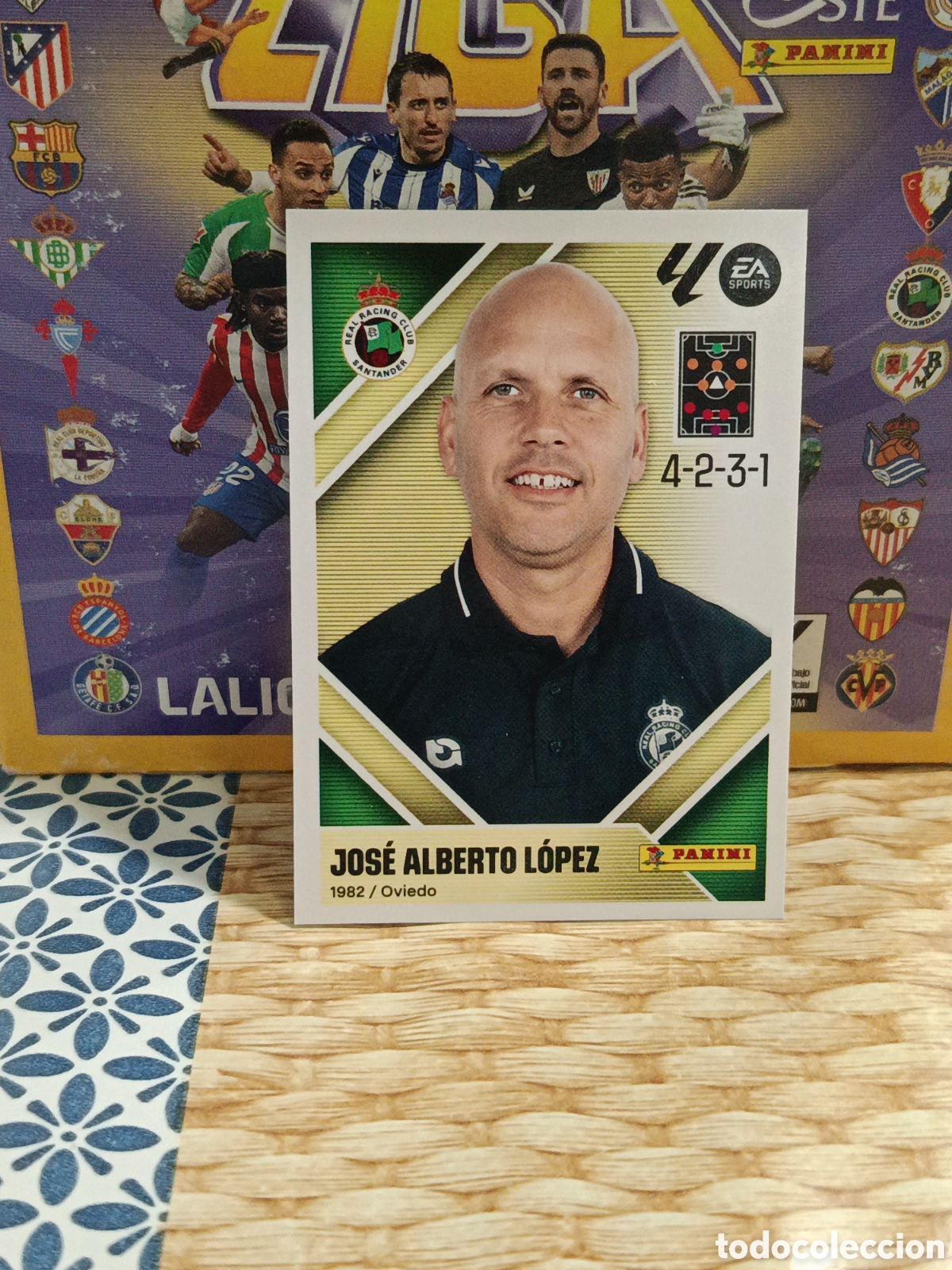 Sammeln alte Sammelbilder: JOSE ALBERTO LOPEZ RACING N&ordm; 2 LIGA ESTE 26 27 2026 2027 PANINI