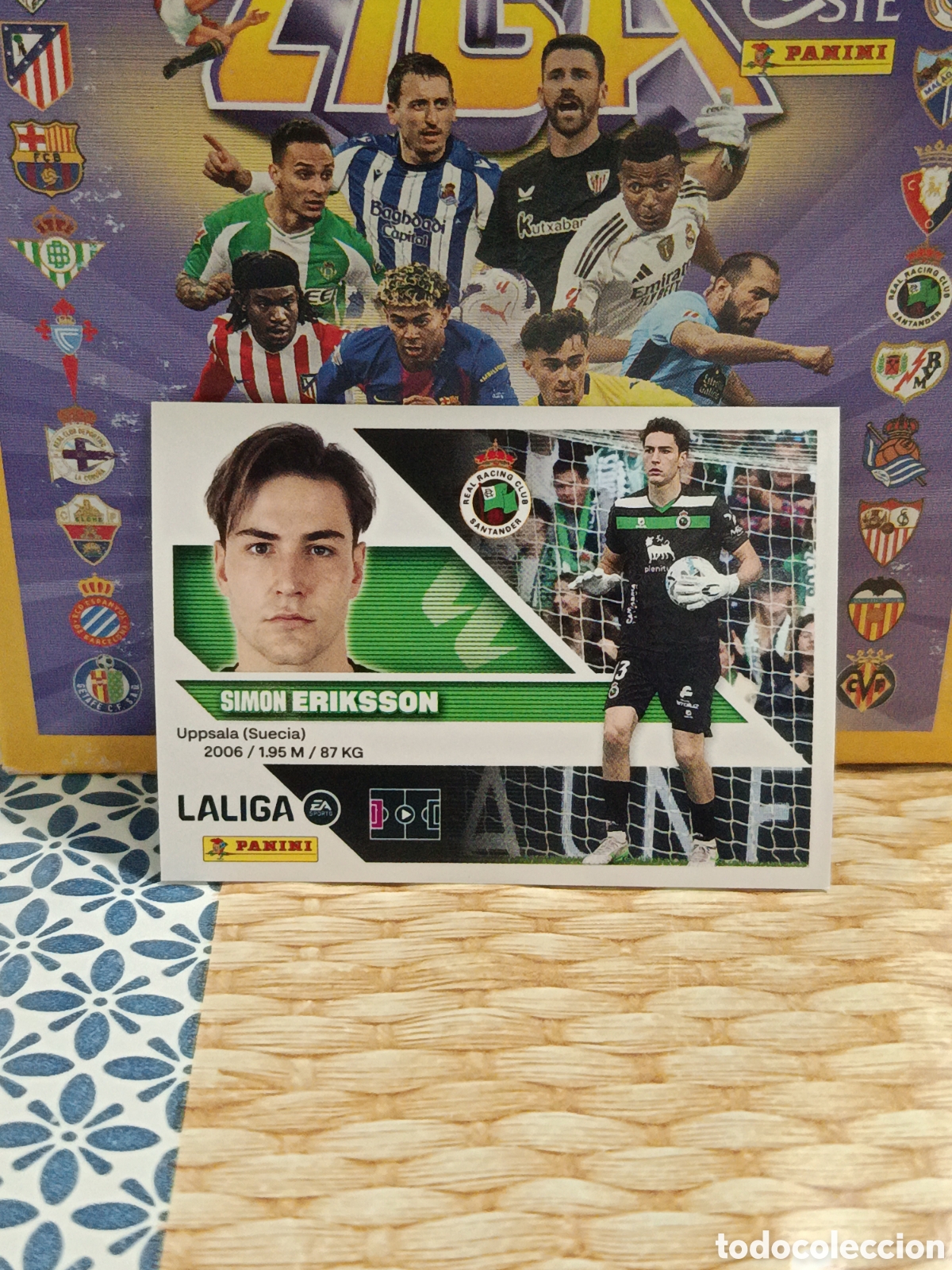 Colecionismo Cromos antigos: ERIKSSON RACING N&ordm; 4 LIGA ESTE 26 27 2026 2027 PANINI