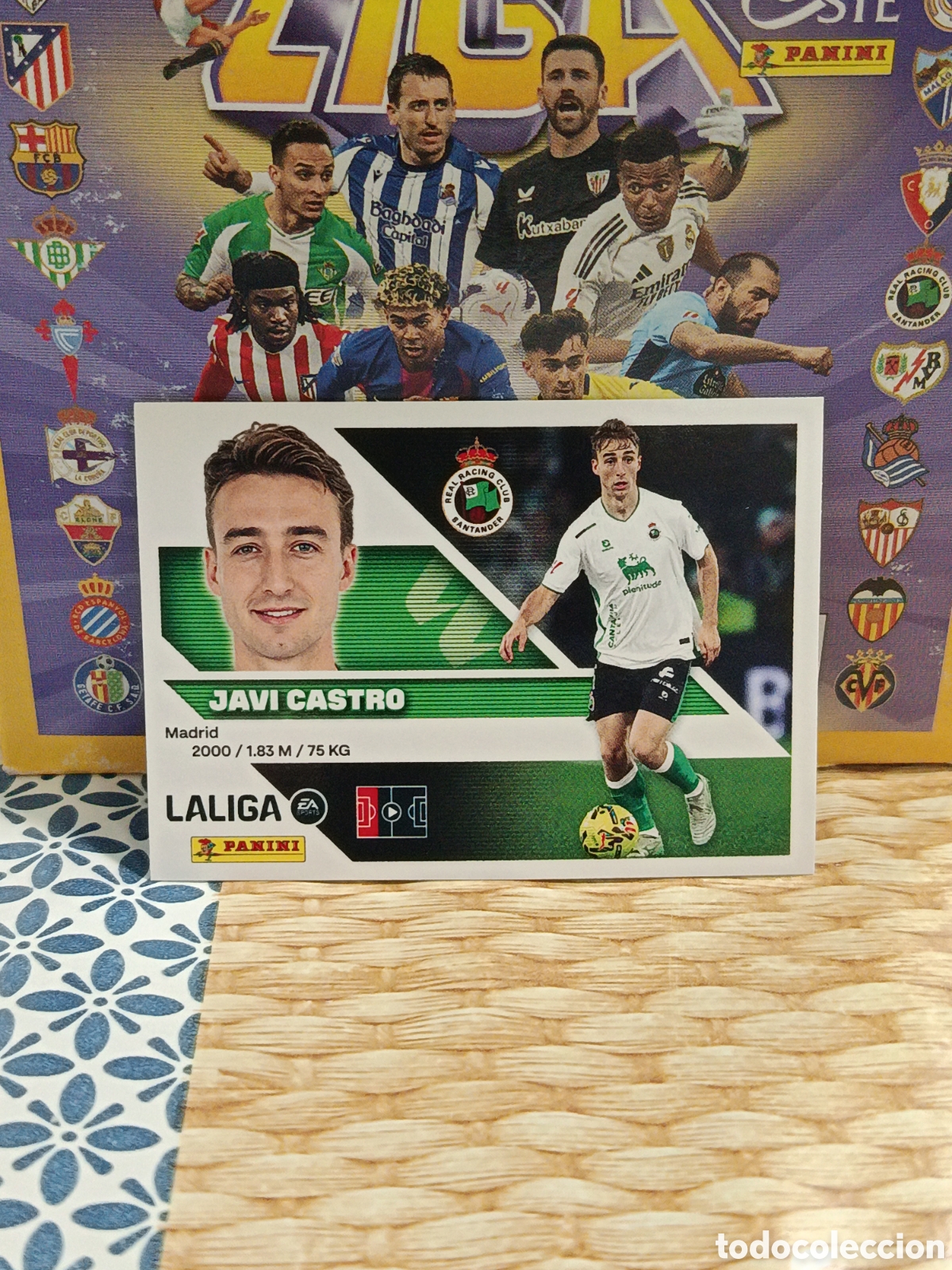 Colecionismo Cromos antigos: JAVI CASTRO RACING N&ordm; 8 LIGA ESTE 26 27 2026 2027 PANINI