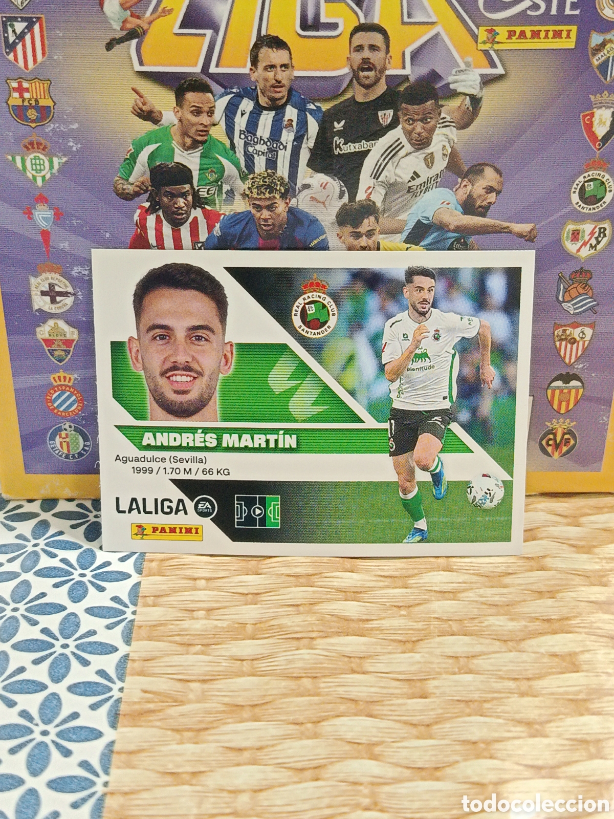 Collezionismo Figurine antiche: ANDRES MARTIN RACING N&ordm; 16 LIGA ESTE 26 27 2026 2027 PANINI