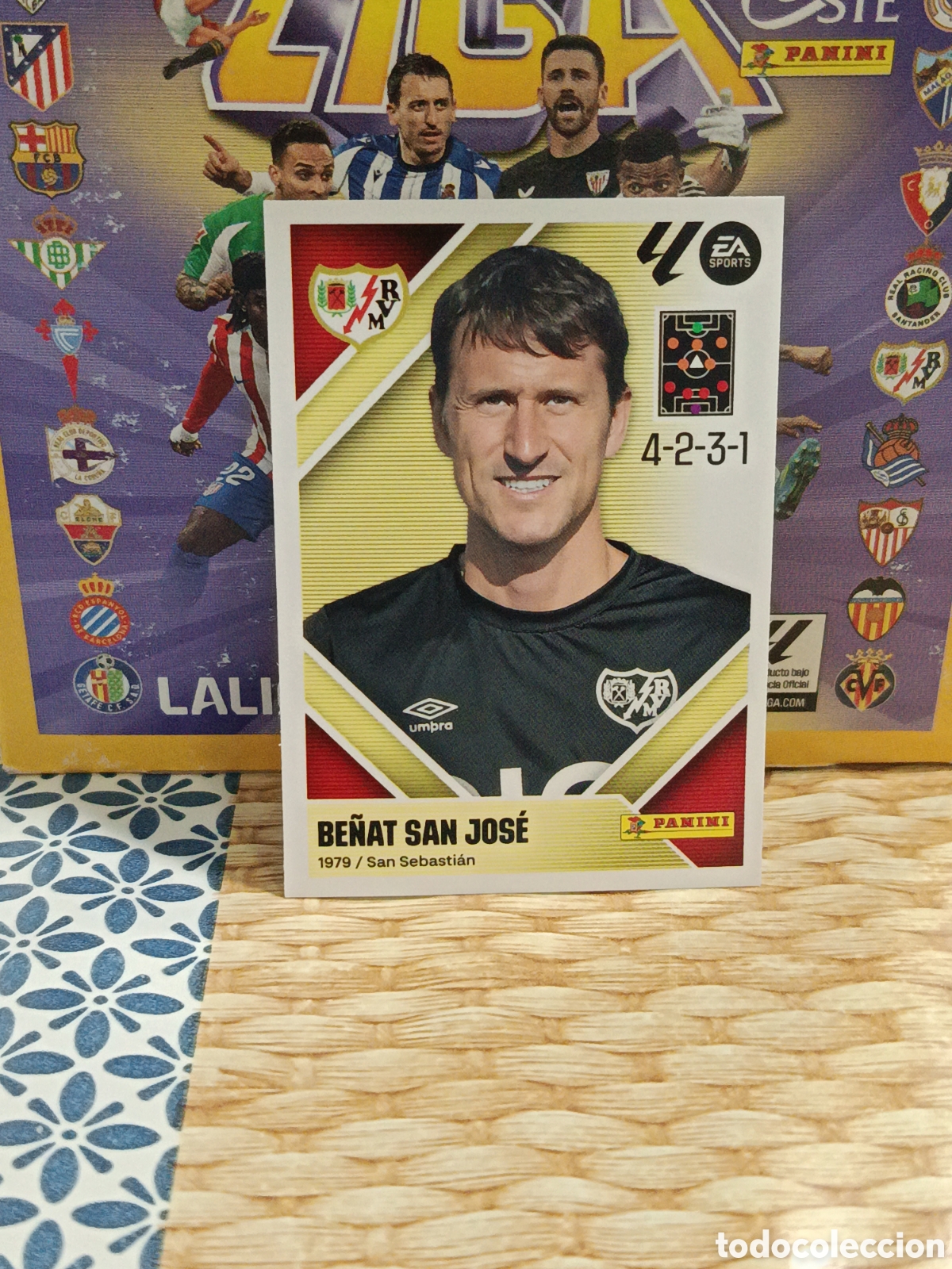 Collectable Antique Stickers: BE&Ntilde;AT SAN JOSE RAYO VALLECANO N&ordm; 2 LIGA ESTE 26 27 2026 2027 PANINI