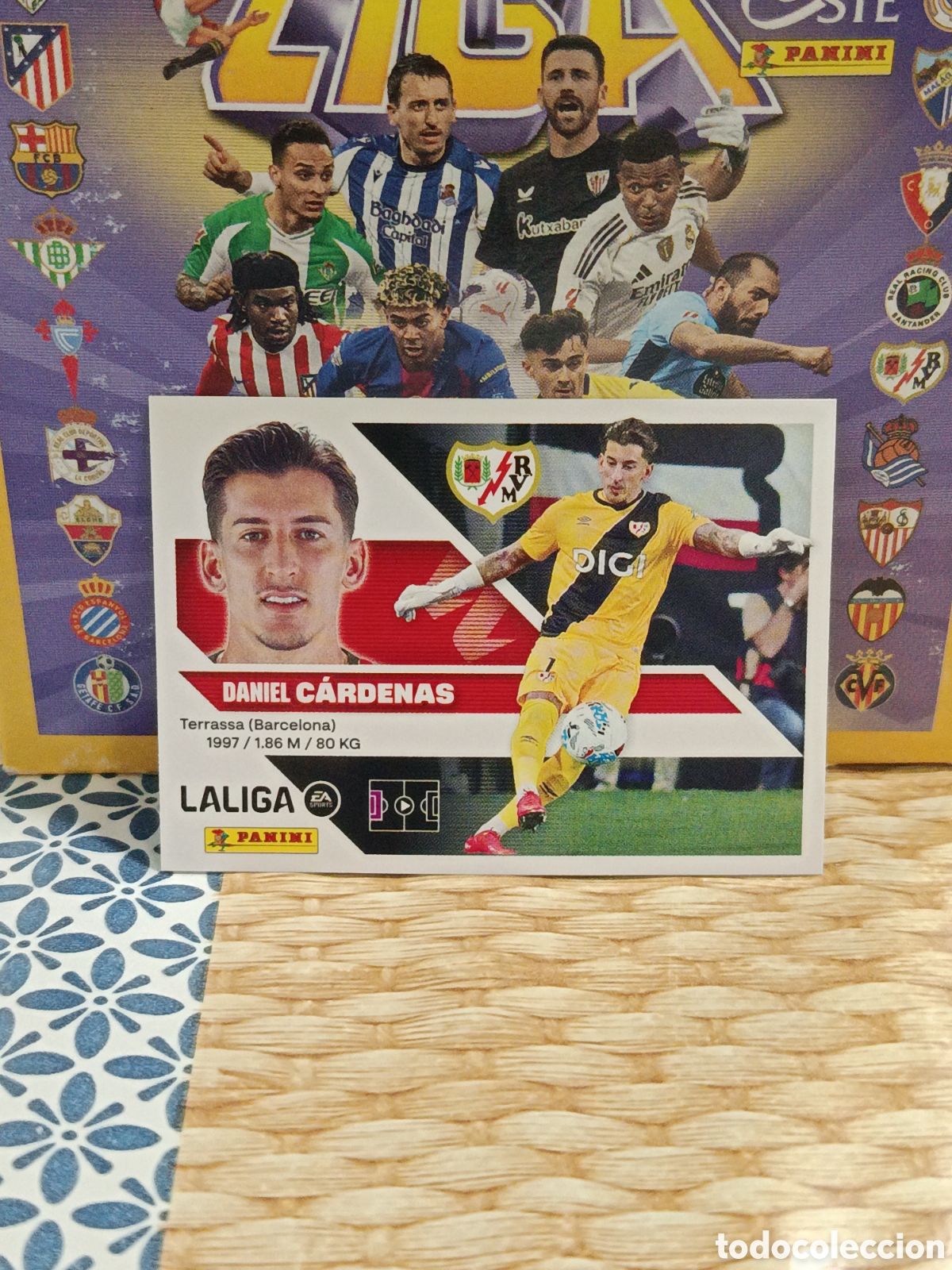 Collectable Antique Stickers: CARDENAS RAYO VALLECANO N&ordm; 4 LIGA ESTE 26 27 2026 2027 PANINI