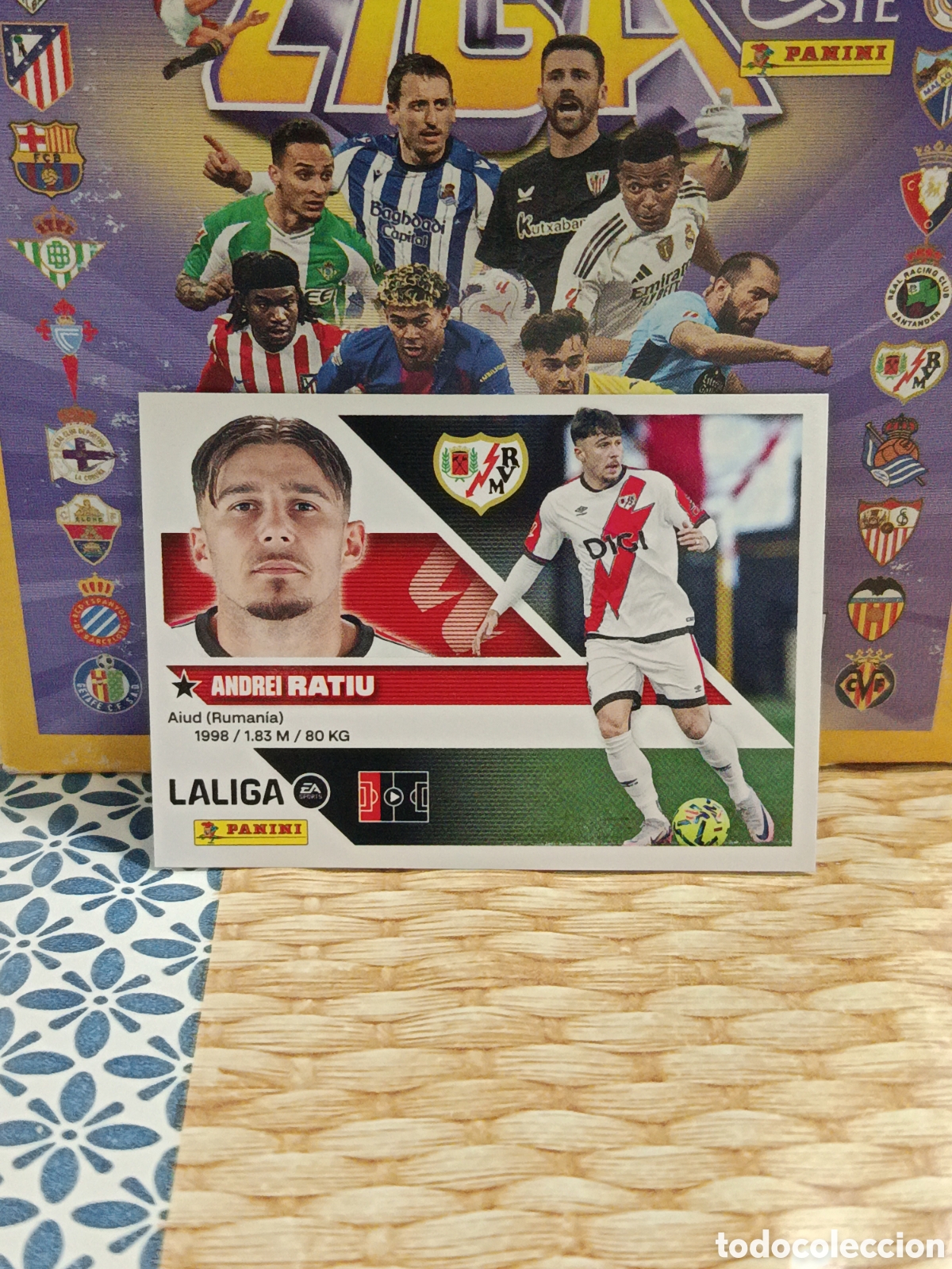 Collectable Antique Stickers: RATIU RAYO VALLECANO N&ordm; 5 LIGA ESTE 26 27 2026 2027 PANINI