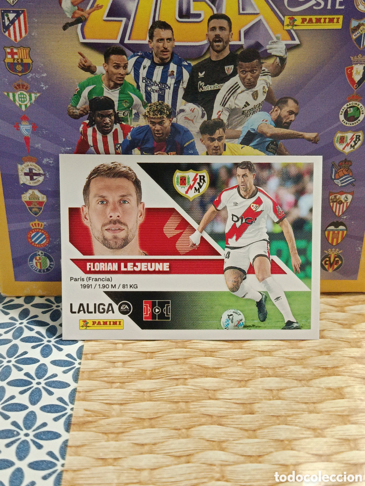 Collectionnisme Cartes &agrave; collectionner anciennes: LEJEUNE RAYO VALLECANO N&ordm; 8 LIGA ESTE 26 27 2026 2027 PANINI
