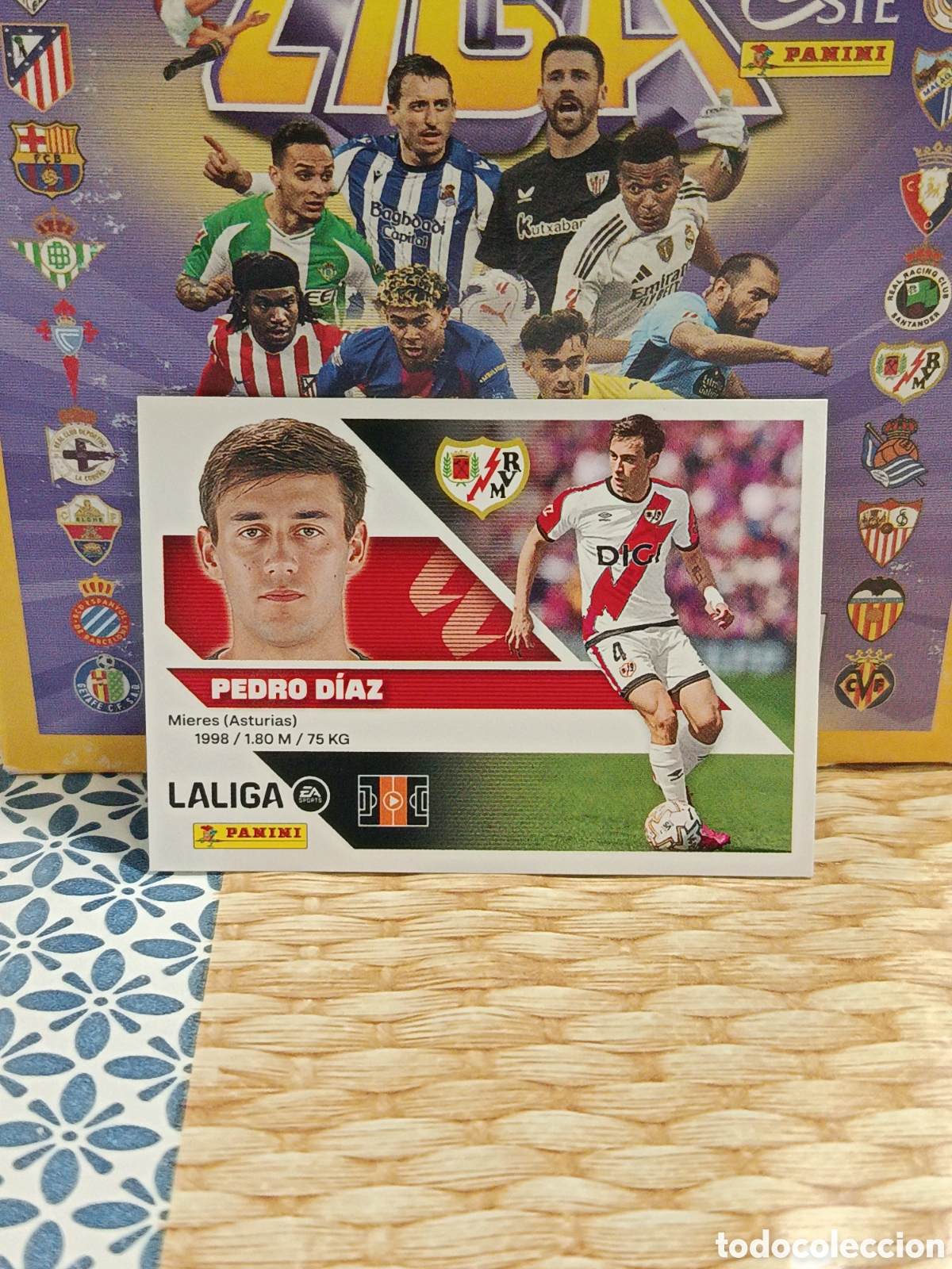 Sammeln alte Sammelbilder: PEDRO DIAZ RAYO VALLECANO N&ordm; 11 A LIGA ESTE 26 27 2026 2027 PANINI