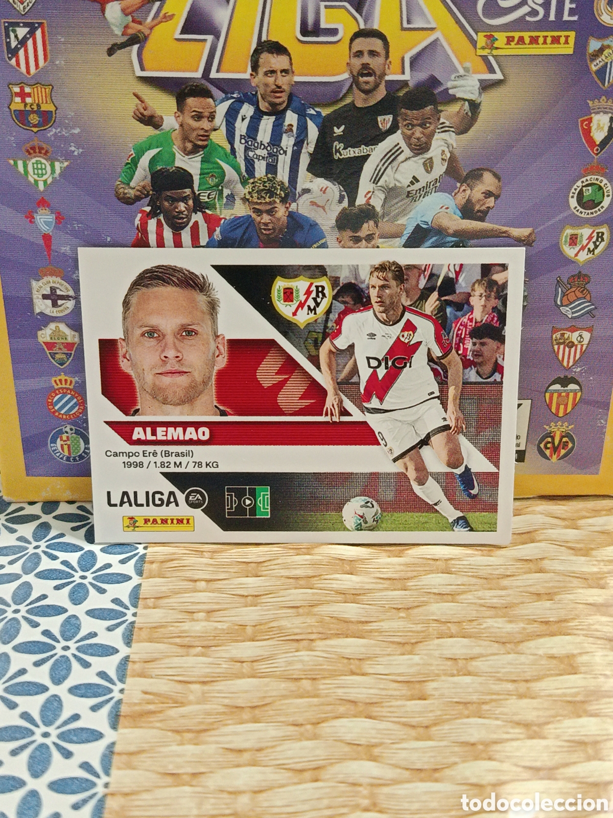Collectable Antique Stickers: ALEMAO RAYO VALLECANO N&ordm; 20 LIGA ESTE 26 27 2026 2027 PANINI